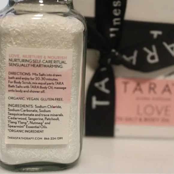 Tara’s aroma wellness Love’s The salt and body oil set 2 oz bottles Brand NEW - Picture 5 of 8